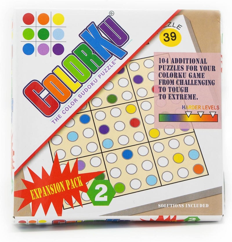 Dam ColorKu Expansion Pack by Mad Cave Bird Games - 104 Additional Puzzles for Challenging to Extreme Levels - Image 1